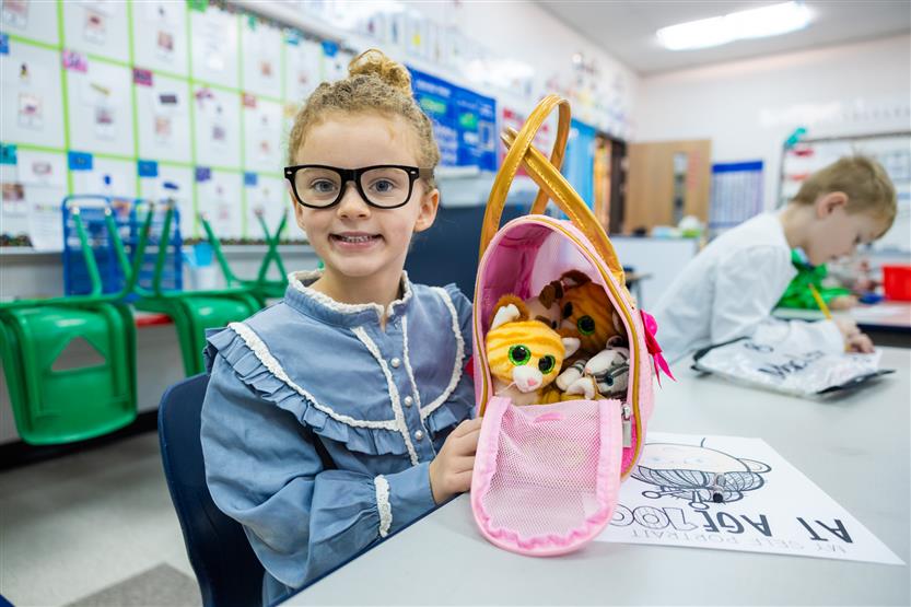 Jordan Elementary students celebrate the 100th day of school